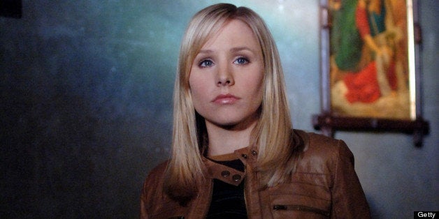 Kristen Bell Films 'Veronica Mars' Scenes with Ken Marino: Photo