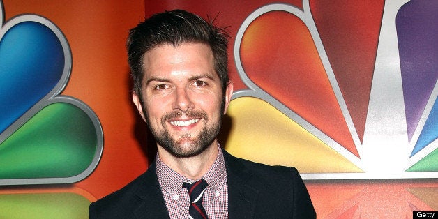 NEW YORK, NY - MAY 14: Adam Scott attends NBC's Upfront Presentation at 51st Street on May 14, 2012 in New York City. (Photo by Paul Zimmerman/WireImage)