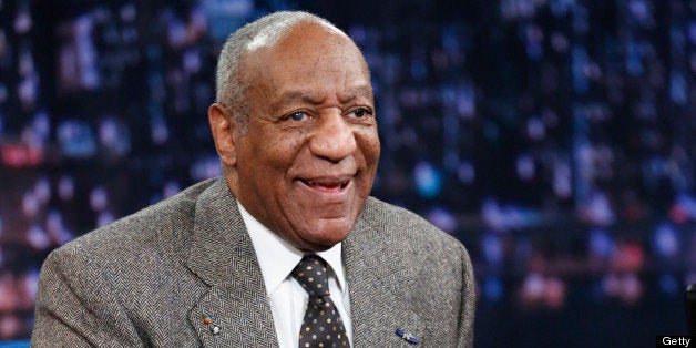 LATE NIGHT WITH JIMMY FALLON -- Episode 816 -- Pictured: Comedian/actor Bill Cosby on April 10, 2013 -- (Photo by: Lloyd Bishop/NBC/NBCU Photo Bank via Getty Images)