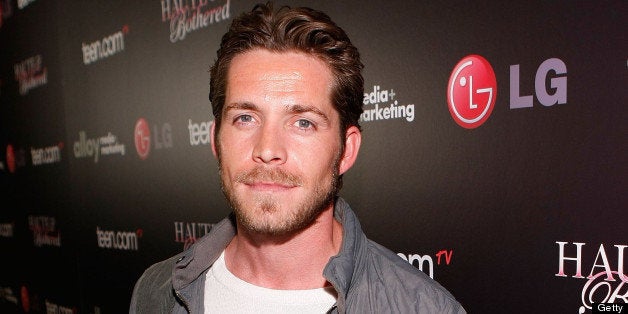 WEST HOLLYWOOD, CA - MAY 04: Actor Sean Maguire attend the launch party for teen.com TV's Haute and Bothered hosted by LG at