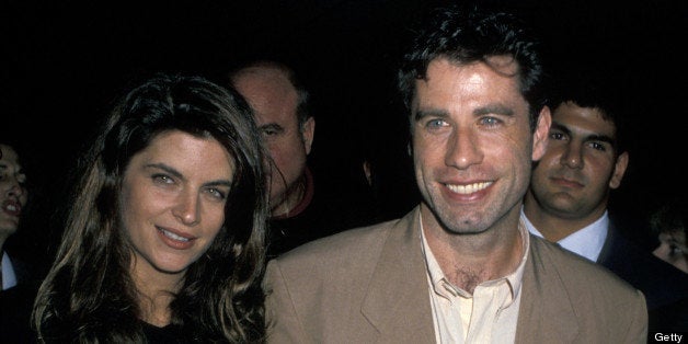 Kirstie Alley and John Travolta at the Academy Theater in Beverly Hills, California (Photo by Jim Smeal/WireImage)