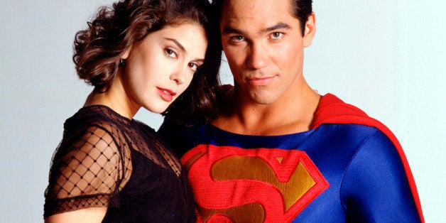 UNITED STATES - AUGUST 16: LOIS & CLARK: THE NEW ADVENTURES OF SUPERMAN - Ad Gallery - 8/16/94, Teri Hatcher (Lois), Dean Cain (Superman/Clark), (Photo by ABC Photo Archives/ABC via Getty Images)