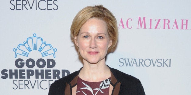 NEW YORK, NY - APRIL 25: Actress Laura Linney attends Good Shepherd Services Spring Party hosted by Isaac Mizrahi at DIA 545