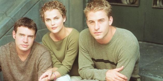 368666 Scott Foley, Keri Russel And Scott Speedman From The Show Felicity. (Photo By Getty Images)