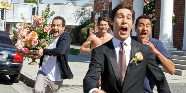 LOS ANGELES - FEBRUARY 26: 'Pilot' -- CBS's new single camera comedy WE ARE MEN is about four single guys living in a short-t