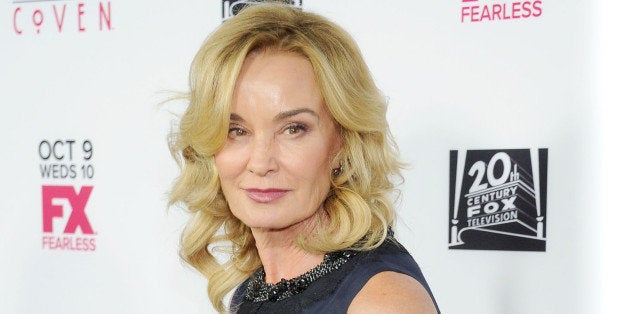 WEST HOLLYWOOD, CA - OCTOBER 05: Actress Jessica Lange arrives at the Los Angeles premiere of FX's 'American Horror Story: Coven' at Pacific Design Center on October 5, 2013 in West Hollywood, California. (Photo by Gregg DeGuire/WireImage)