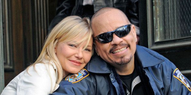 NEW YORK, NY - APRIL 10: Kelli Giddish and Ice-T filming on location for 'Law & Order: SVU' on April 10, 2013 in New York City. (Photo by Bobby Bank/WireImage)