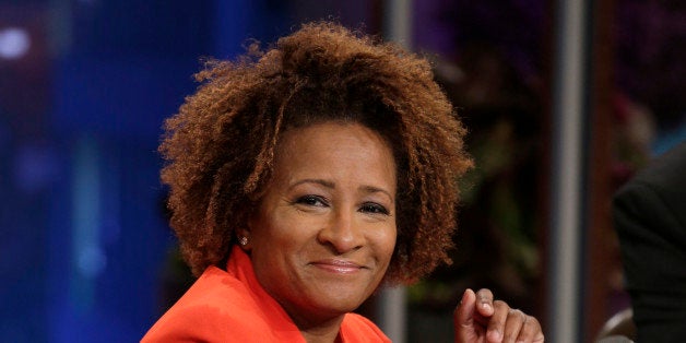 THE TONIGHT SHOW WITH JAY LENO -- Episode 4553 -- (EXCLUSIVE COVERAGE) -- Pictured: Comedian Wanda Sykes during a commerical break on October 25, 2013 -- (Photo by: Paul Drinkwater/NBC/NBCU Photo Bank via Getty Images)