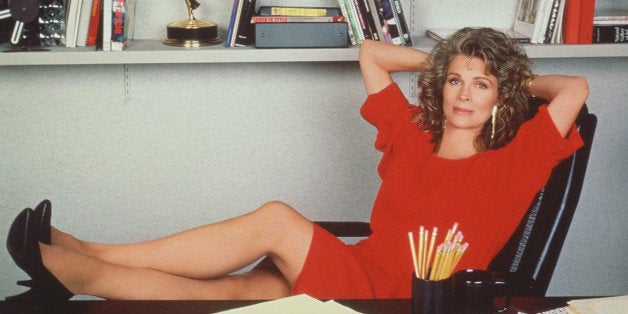Candice Bergen as television journalist Murphy Brown from the CBS sitcom, California, 1990. (Photo by CBS Photo Archive/Getty