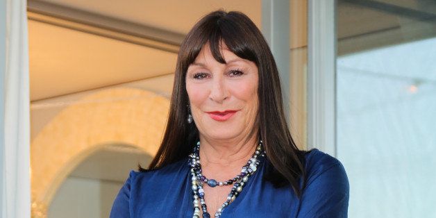 VENICE, CA - SEPTEMBER 27: Actress Anjelica Huston attends the Airbnb Presentation of Hello LA with celebrity designed pop-ups at The Cooks Garden by HGEL on September 27, 2013 in Venice, California. (Photo by Paul Archuleta/FilmMagic)