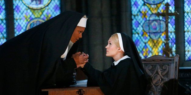 THE SOUND OF MUSIC LIVE! -- Pictured: (l-r) Audra McDonald as Mother Abbess, Carrie Underwood as Maria -- (Photo by: Will Hart/NBC/NBCU Photo Bank via Getty Images)