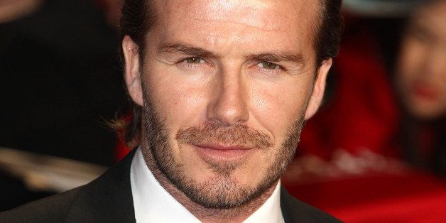 LONDON, UNITED KINGDOM - DECEMBER 01: David Beckham attends the premiere of 'The Class Of 92' at Odeon West End on December 1, 2013 in London, England. (Photo by Fred Duval/FilmMagic)