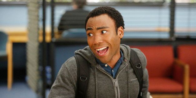 COMMUNITY -- 'Basic Human Anatomy' Episode 410 -- Pictured: Donald Glover as Troy -- (Photo by: Vivian Zink/NBC/NBCU Photo Bank via Getty Images)