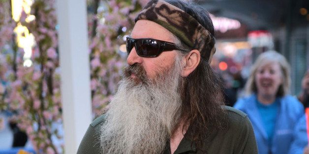 GOOD MORNING AMERICA - Phil Robertson of 'Duck Dynasty' is a guest on 'Good Morning America,' 5/7/13, airing on the ABC Television Network. (Photo by Fred Lee/ABC via Getty Images) PHIL ROBERTSON