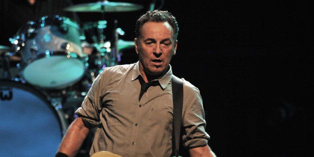 LEEDS, UNITED KINGDOM - JULY 24: Bruce Springsteen performs on stage on July 24, 2013 in Leeds, England. (Photo by Neil H Kitson/Redferns via Getty Images)