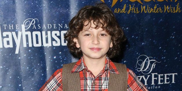 PASADENA, CA - DECEMBER 11: Actor August Maturo attends 'Aladdin and His Winter Wish' opening night at the Pasadena Playhouse on December 11, 2013 in Pasadena, California. (Photo by David Livingston/Getty Images)