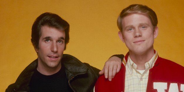 HAPPY DAYS - February 1, 1978. (Photo by ABC Photo Archives/ABC via Getty Images) HENRY WINKLER;RON HOWARD
