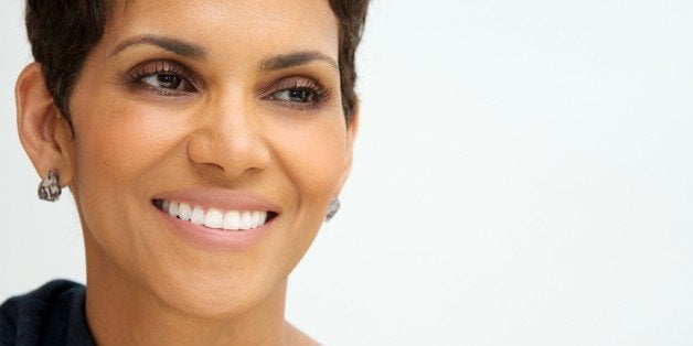 BEVERLY HILLS, CA - MARCH 13: (NO TABLOIDS) Halle Berry at 'The Call' Press Conference at the Four Seasons Hotel on March 1