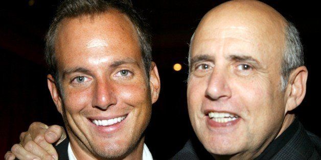 UNITED STATES - JULY 15: FOX TV presents to TCA's Press Tour In Los Angeles, United States On July 15, 2004-Will Arnet and Jeffery Tambor of 'Arrested Development,' at the Television Critics Association's (TCA) Press Tour. (Photo by Barbara BINSTEIN/Gamma-Rapho via Getty Images)