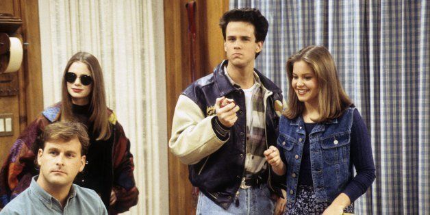 FULL HOUSE - 'The Last Dance' - Airdate: February 8, 1994. (Photo by ABC Photo Archives/ABC via Getty Images)DAVE COULIER;ANDREA BARBER;SCOTT WEINGER;CANDACE CAMERON