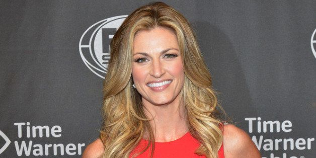 NEW YORK, NY - JANUARY 30: FOX Sports broadcaster Erin Andrews attends Time Warner Cable Studios Presents FOX Sports 1 Thursday Night Super Bash on January 30, 2014 in New York City. (Photo by Eugene Gologursky/Getty Images for Time Warner Cable)