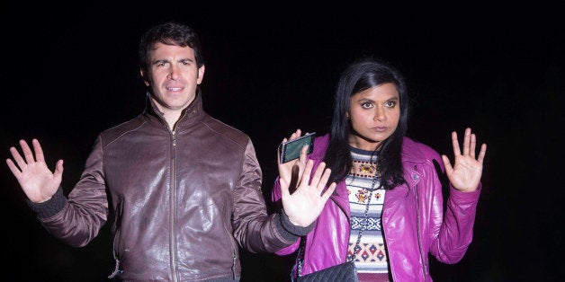 THE MINDY PROJECT: Mindy Kaling and Chris Messina (L) in the 'The Desert' episode of THE MINDY PROJECT airing Tuesday, Jan. 21, 2014 (9:30-10:00 PM ET/PT) on FOX. (Photo by FOX via Getty Images)