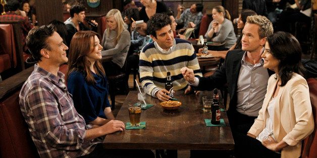 LOS ANGELES - AUGUST 29: 'Who Wants To Be A Godparent' ' When Lily and Marshall can't decide on godparents for Marvin, they put the gang to the test to see who would make the best one, on HOW I MET YOUR MOTHER, Monday, Oct. 15 (8:00-8:30 PM, ET/PT) on the CBS Television Network. Pictured left to right: Jason Segel, Alyson Hannigan, Josh Radnor, Neil Patrick Harris and Cobie Smulders (Photo by Cliff Lipson/CBS via Getty Images) 