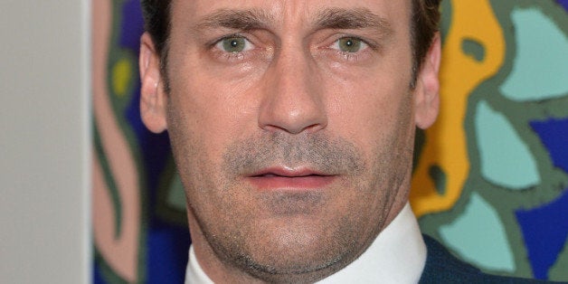 HOLLYWOOD, CA - APRIL 02: Actor Jon Hamm attends the AMC celebration of the 'Mad Men' season 7 premiere at ArcLight Cinemas