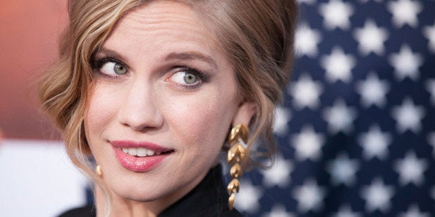 HOLLYWOOD, CA - APRIL 09: Anna Chlumsky arrives for HBO's 'Veep' Season 2 Premiere at Paramount Theater on the Paramount Studios lot on April 9, 2013 in Hollywood, California. (Photo by Gabriel Olsen/FilmMagic)