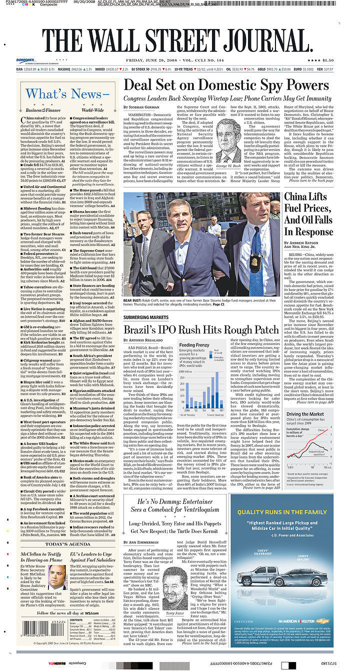 Wall Street Journal Shake-Up: Paper Makes Major Changes To Editorial ...