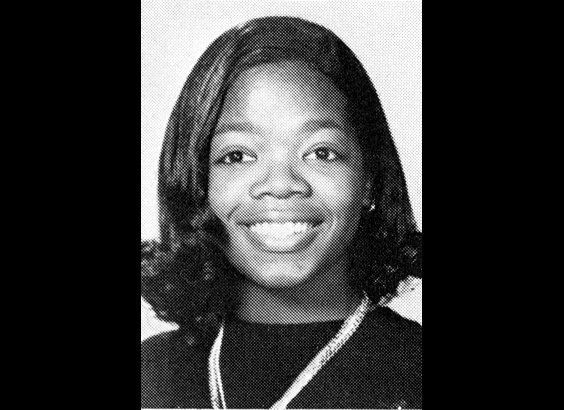 Oprah's junior year yearbook photo