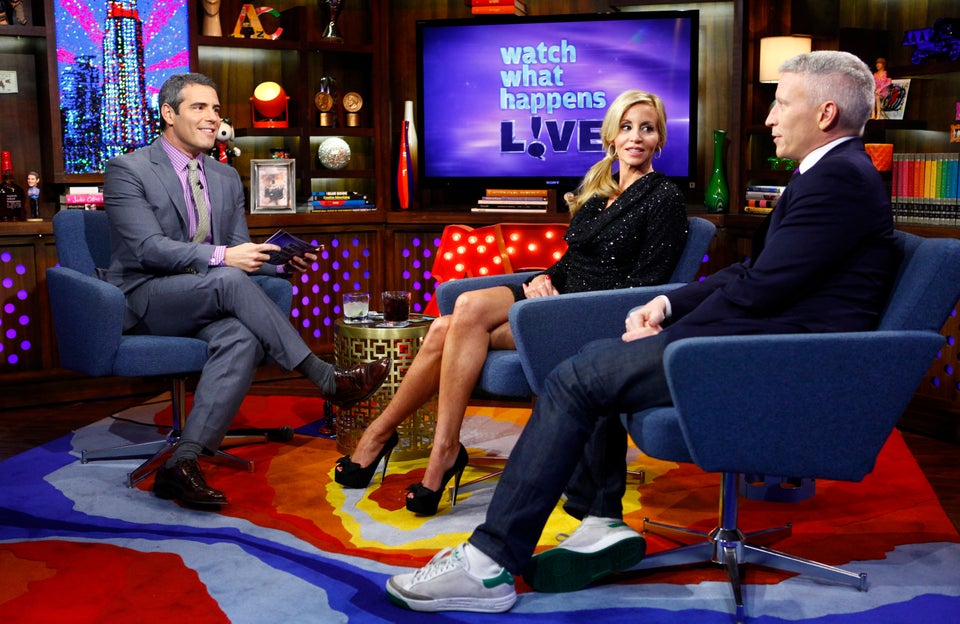 Andy Cohen, Camille Grammer, Anderson Cooper