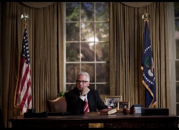 Glenn Beck on his new Oval Office set