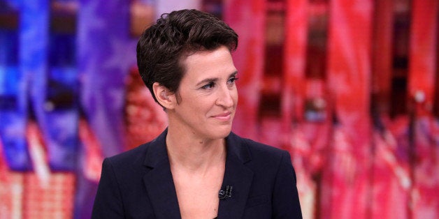 MSNBC - ELECTION COVERAGE -- Election Night 2016 -- Pictured: Rachel Maddow, Host, 'The Rachel Maddow Show' on Tuesday, November 8, 2016 from New York -- (Photo by: Heidi Gutman/MSNBC/NBCU Photo Bank via Getty Images)