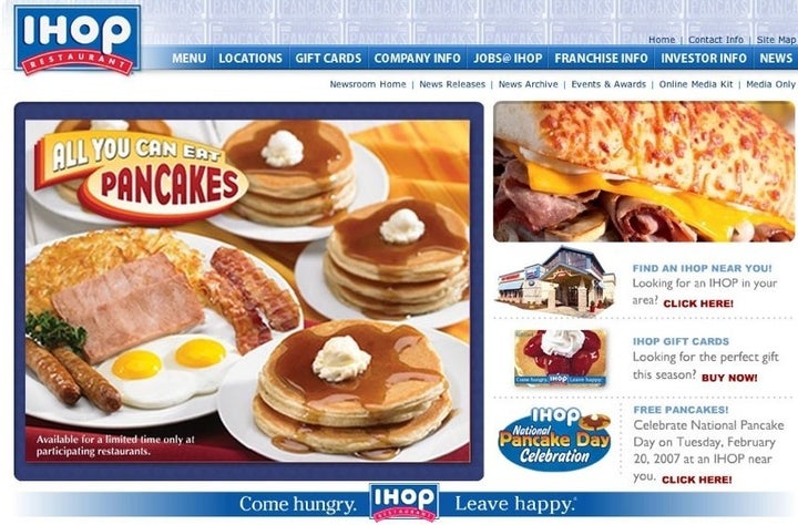 Ihop Restaurant Niagara Falls Menu, PDF, Pancake