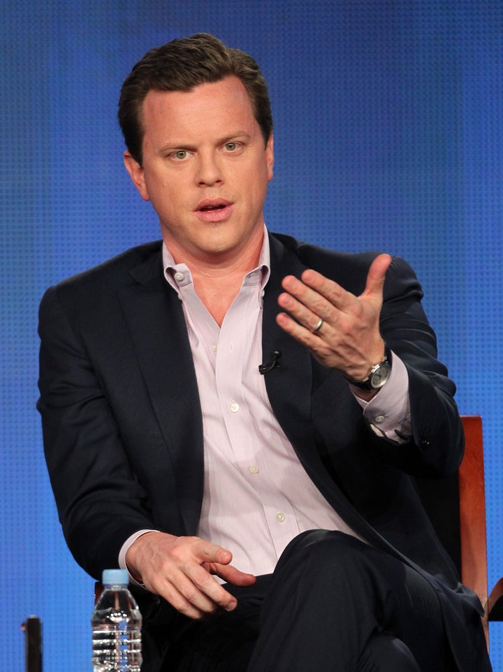 PASADENA, CA - JANUARY 07: (L-R) Co-host Willie Geist speaks onstage during the 'Morning Joe' panel during the NBCUniversal portion of the 2012 Winter TCA Tour at The Langham Huntington Hotel and Spa on January 7, 2012 in Pasadena, California. (Photo by Frederick M. Brown/Getty Images)