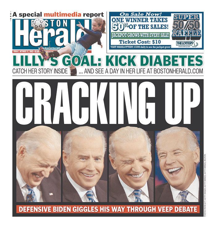 How Newspapers Covered Joe Biden Paul Ryan Debate Photos Huffpost