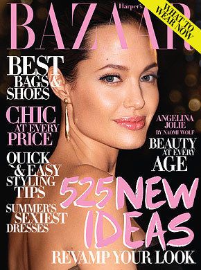 Angelina Jolie On Harper's Bazaar July 2009 Cover -- But No Interview ...