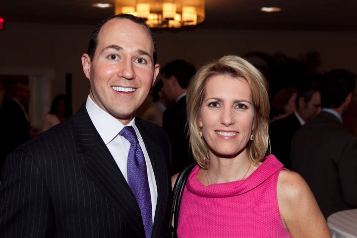 WASHINGTON - JUNE 24: Raymond Arroyo and Laura Ingraham, Fox News Contributor and host of the Laura Ingraham Show, pose for a photo at the Washington DC Conde Nast Traveler celebration at Height's Courtyard - Washington Hilton on June 24, 2010 in Washington, DC. (Photo by Paul Morigi/Getty Images for Conde Nast Publications)