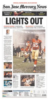 Super Bowl Newspaper Front Pages Lead With Baltimore Ravens Win (PHOTOS)