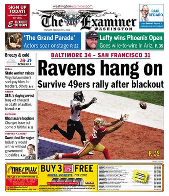 Super Bowl Newspaper Front Pages Lead With Baltimore Ravens Win (PHOTOS)