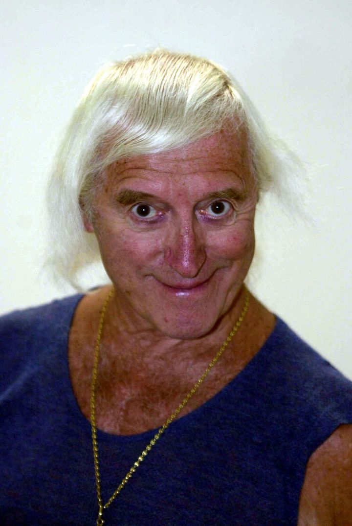 File photo dated 15/08/2000 of Jimmy Savile as details of a joint police and NSPCC report on the Jimmy Savile abuse scandal are due to be revealed.