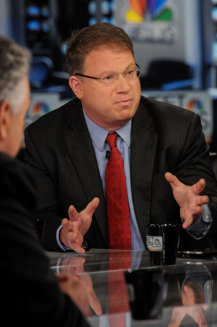 MEET THE PRESS -- Pictured: (l-r) ? Jeffrey Goldberg, National Correspondent, The Atlantic, appears on 'Meet the Press' in Washington D.C., Sunday, Sept. 16, 2012 (Photo by: William B. Plowman/NBC/NBC NewsWire via Getty Images)