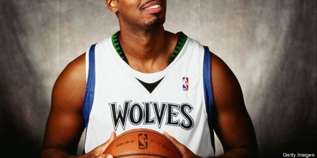 MINNEAPOLIS - SEPTEMBER 29: Jason Collins #34 of the Minnesota Timberwolves poses for a portrait during NBA Media Day on September 29, 2008 at the Target Center in Minneapolis, Minnesota. NOTE TO USER: User expressly acknowledges and agrees that, by downloading and or using this photograph, User is consenting to the terms and conditions of the Getty Images License Agreement. Mandatory Copyright Notice: Copyright 2008 NBAE (Photo by David Sherman/NBAE via Getty Images)