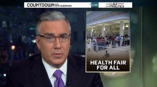 Keith Olbermann Helps Raise $1.2 Million For Free Health Care