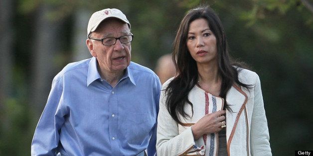 SUN VALLEY, ID - JULY 07: Rupert Murdoch, Chairman and CEO of News Corporation, attends the Allen & Company Sun Valley Conference with his wife Wendi on July 7, 2011 in Sun Valley, Idaho. The conference has been hosted annually by the investment firm Allen & Company each July since 1983 and is typically attended by many of the world's most powerful media executives. (Photo by Scott Olson/Getty Images)