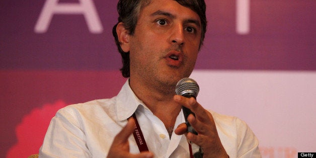 JAIPUR, INDIA - JANUARY 28: Iranian-American writer Reza Aslan at the Jaipur Literature Festival on January 28, 2013 in Jaipur, India. (Photo by M Zhazo/Hindustan Times via Getty Images)