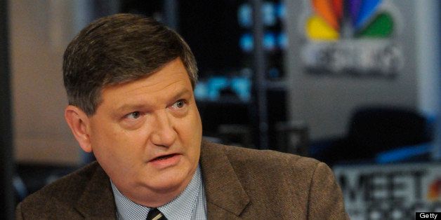 MEET THE PRESS -- Pictured: (l-r) James Risen, National Security Reporter, New York Times, appears on 'Meet the Press' in Washington, D.C., Sunday, June 16, 2013. (Photo by: William B. Plowman/NBC/NBC NewsWire via Getty Images)