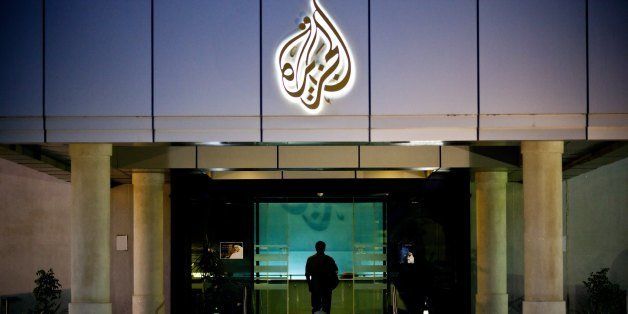 DOHA, QATAR - MARCH 22: The exterior of the broadcast center of the Al Jazeera English news channel on March 22, 2011 in Doha, Qatar. (Photograph by Benjamin Lowy/Reportage by Getty Images)