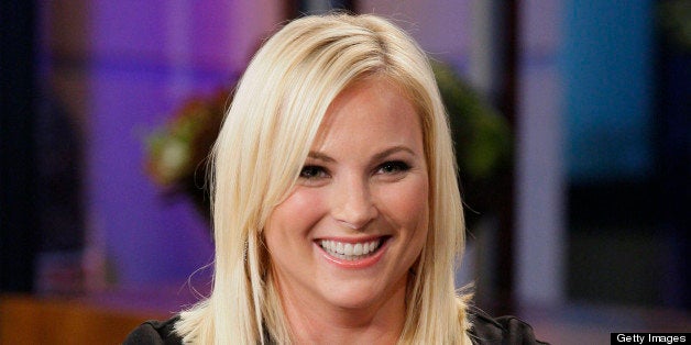 THE TONIGHT SHOW WITH JAY LENO -- Episode 4315 -- Pictured: Political columnist Meghan McCain during an interview on Septembe
